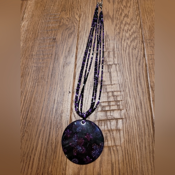 Purple Charming Charlie Necklace - Picture 1 of 2